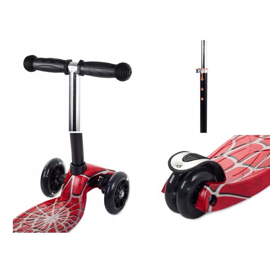Triratis paspirtukas scooter raudonas MicMax