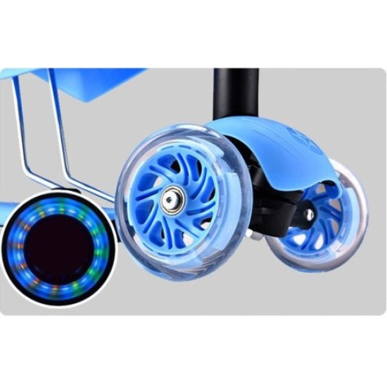 Kolmerattaline roller istmega 5in1 lepatriinuroheline