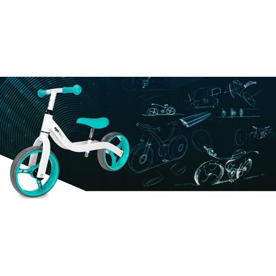 Alumiiniumist tasakaaluliikur Egaleco Aluminium Cyan