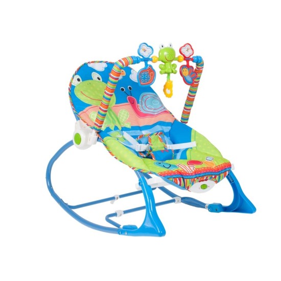 Vibreeriv voodi IBABY 3*1 sinine