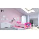 Kaheinimesevoodi madratsi ja eemaldatava kaitsega Ania
