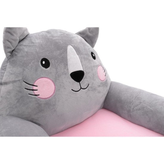 Pehme laste plüüsist tugitool 3in1 "Cat" XXL