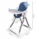 Söögitool Renifer Ecotoys Blue