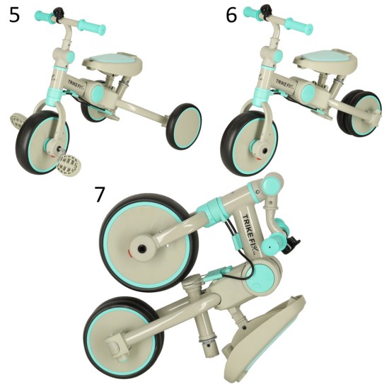 Laste kolmerattaline jalgratas TRIKE FIX V4, Sinine-hall
