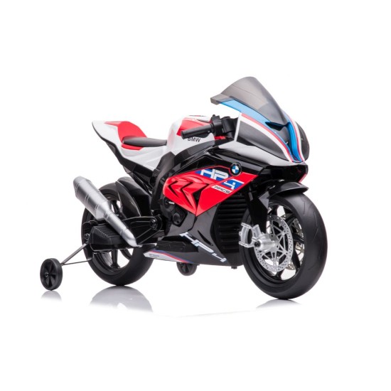 Vaikiškas elektrinis motociklas - Bmw HP4, raudonas