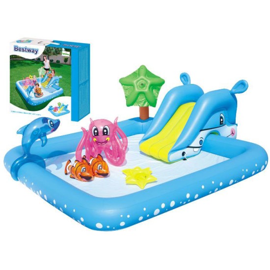 BESTWAY lastebassein "Akvaarium" veepihustiga