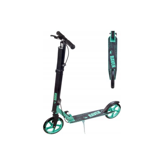 Alumiiniumist tõukeratas RAVEN STRAIGHT MINT suure 20 cm. rattad Käsipidur
