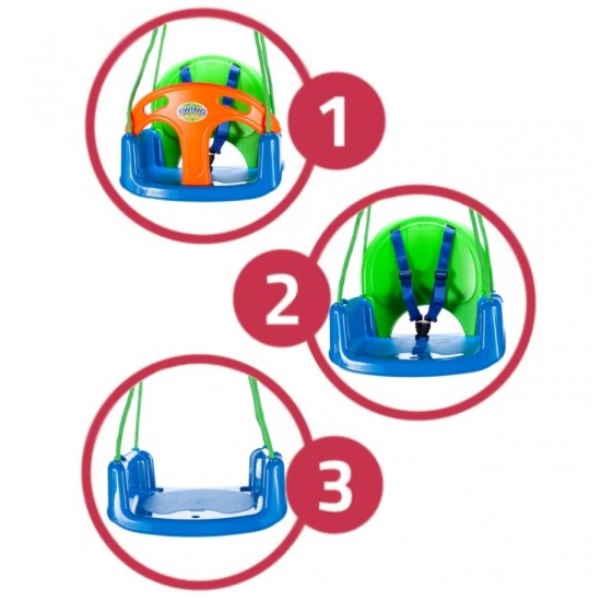 Ühekordne plastikkiik 3in1 SWING
