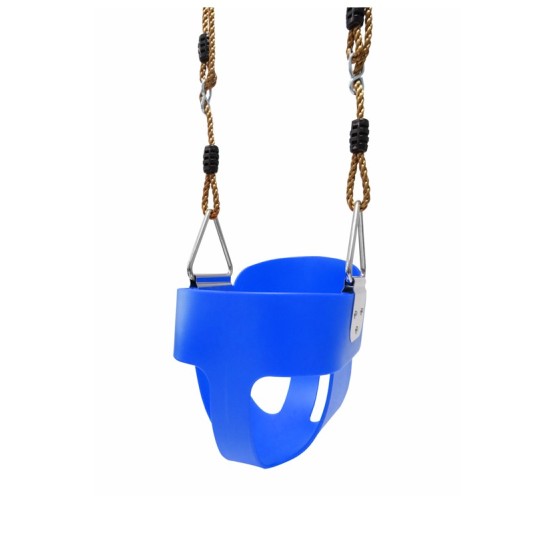 Vienvietės plastikinės sūpynės DELUXE BLUE