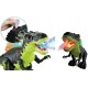 Interaktiivne dinosaurus helendab, möirgab, kõnnib, hingab auru
