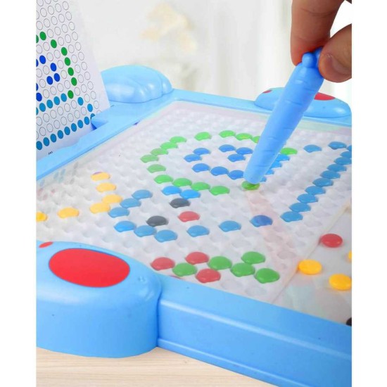 Montessori laste magnettahvel "Magpad", Rabbit Blue, 30 cm.