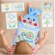 Montessori laste magnettahvel "Magpad", Rabbit Blue, 30 cm.