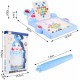 Montessori laste magnettahvel "Magpad", Rabbit Blue, 30 cm.