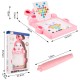 Montessori laste magnettahvel "Magpad", Rabbit Pink, 30 cm.