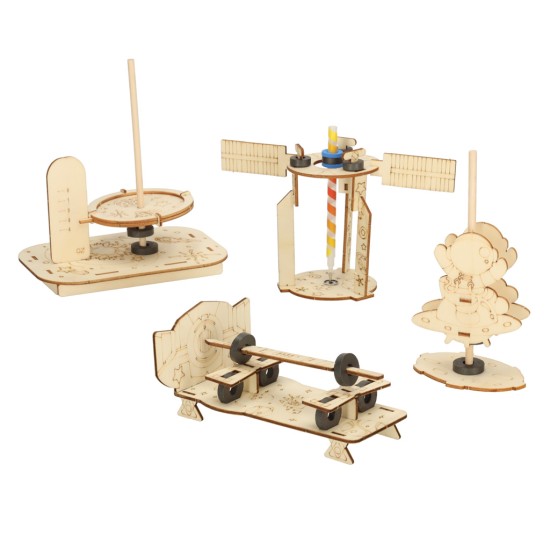 Tee-seda-ise teaduseksperimendi magnetiline 4in1 komplekt