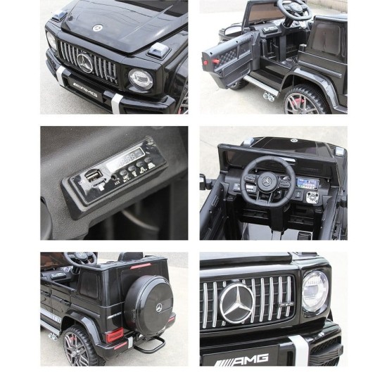 Ühekohaline elektriauto Mercedes G63 AMG 4x4, must