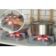 Puidust kööginurk koos tarvikutega, hall, 89x70x30cm