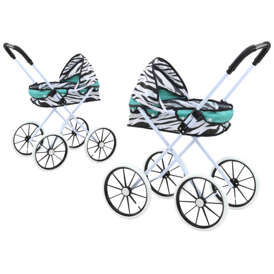 Nukukäru "Alice Retro", Zebra Turquoise