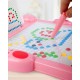 Montessori laste magnettahvel "Magpad", Rabbit Pink, 46.5 cm.