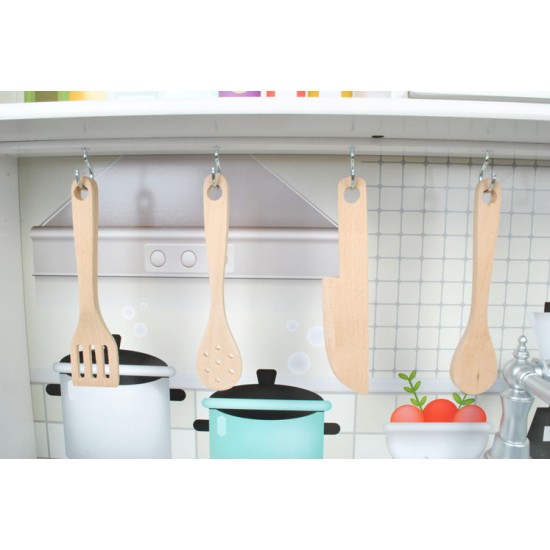 Multifunktsionaalne kaasaegne puidust köök Play Kitchen