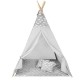 Mängutelk tipi WIGWAM pehme mati ja 3 padjaga Hall