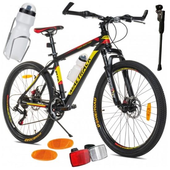 Dviratis MTB MalTrack TEAM ALLOY RED 26" SHIMANO (aliuminis)