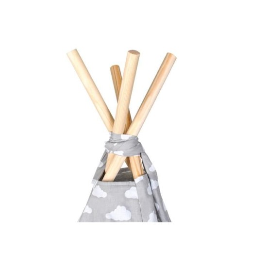 Mängi telk tipi WIGWAM pehme mati ja 3 padjaga Rose