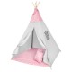 Mängi telk tipi WIGWAM pehme mati ja 3 padjaga Rose