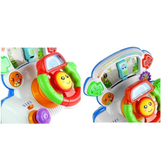 Interaktyvus vairas su muzikėlėmis ir garsais STEERING WHEEL