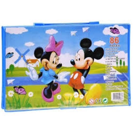 Piešimo rinkinys 86 vnt. „Mickey Mouse“