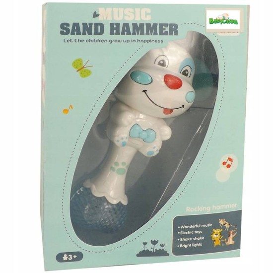 Muzikinis barškutis SAND HAMMER BLUE