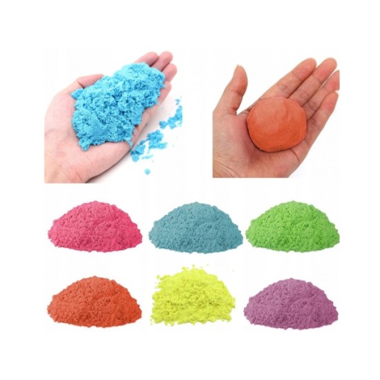 Natūralus kinetinis smėlis 1 kg. 
