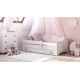Kaheinimesevoodi madratsi ja eemaldatava kaitsega Ema hall