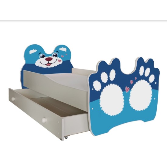Voodi madratsi ja voodipesukastiga Teddy