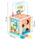 Puidust tegevuskuubik EcoToys Dino