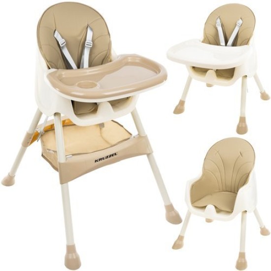 Söötmistool Kruzzel 3in1 Beež