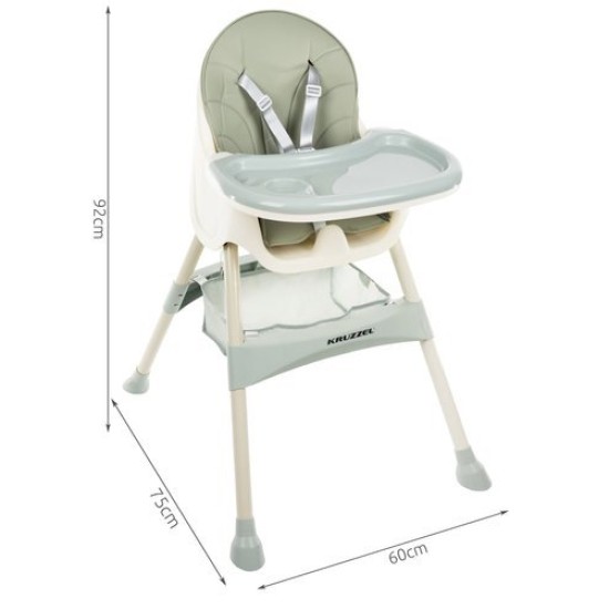 Söötmistool Kruzzel 3in1 Heleroheline