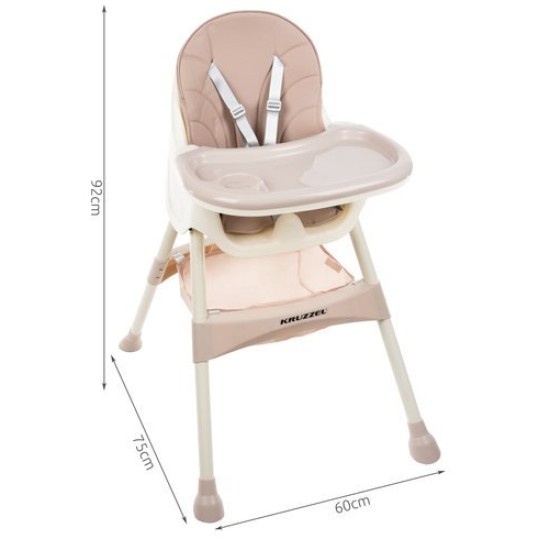 Söötmistool Kruzzel 3in1 Pink