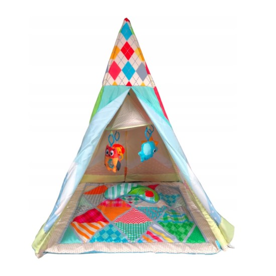 Mängutelk - treeningmatt, tipi WIGWAM 2in1