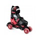 Riedučiai 3in1 Raven Singer Black/Red 37-40