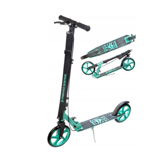 Alumiiniumist tõukeratas RAVEN STRAIGHT MINT suure 20 cm. rattad Käsipidur