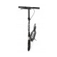 Alumiiniumist tõukeratas RAVEN STRAIGHT BLACK PRO suure 20 cm. rattad käsipidur ja esivedrustus