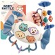 Muzikinis barškutis BABY RATTLE BLUE