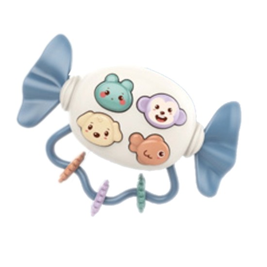 Muzikinis barškutis BABY RATTLE BLUE
