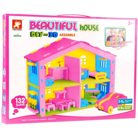 3D nukumaja mööbliga "Puzzle"