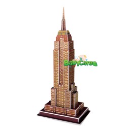 3D-puzzle, pusle The Empire State, 102-korruseline art deco stiilis pilvelõhkuja New Yorgis