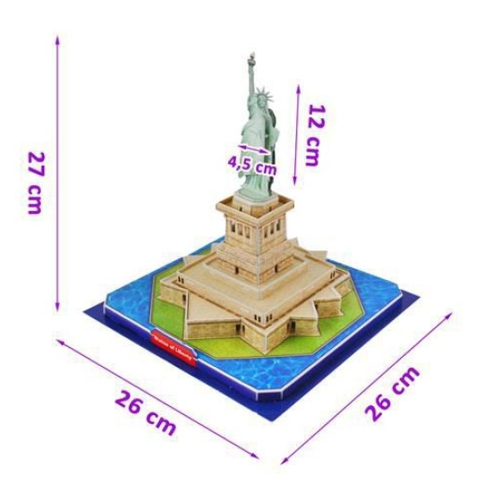 3D-mõistatus, pusle "Vabadussammas"