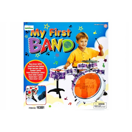 Vaikiški būgnai mažiesiems muzikantams - My first band