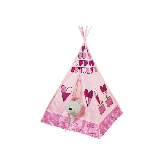 Mängutelk, tipi WIGWAM roosa