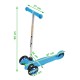 Kolmerattaline roller sinine